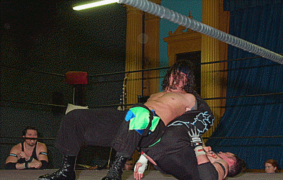 Emanon going for a pin